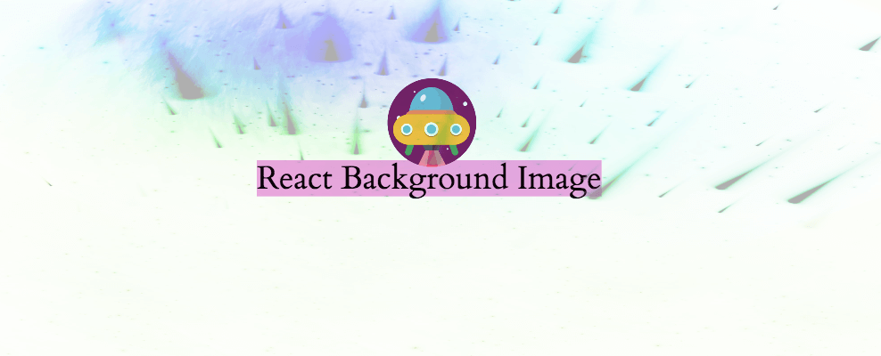 react background with animation home screen