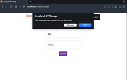 Angular CanDeactivate guard tutorial | Reactgo