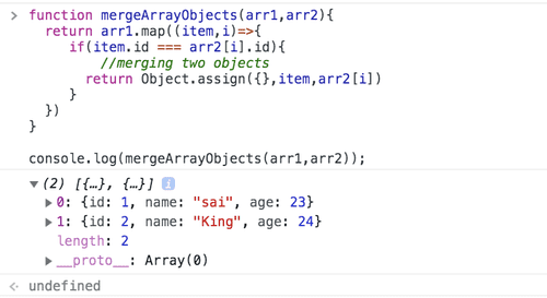 JavaScript Merge Array Of Objects By Key es6 Reactgo