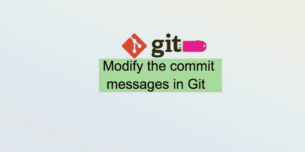 change git commit message