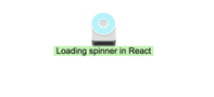 How to display loading spinner while dom is rendering in React | Reactgo