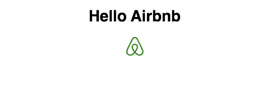 react airbnb font awesome icon
